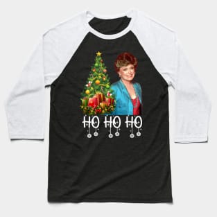 Funny Xmas Ho Ho Ho Blanche Devereaux Christmas Baseball T-Shirt